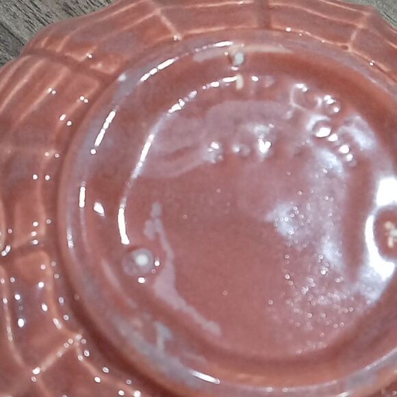 Robinson Ransbottom Pottery Early 1900's 6 1/4" vintage brown decorative bowl - Picture 5 of 5